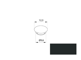 Накладка ПВХ ZP10-3,5-23 серый антрацит